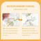 24 Pack Orange Wisteria Hanging Flowers Garland, 3.77 Feet Artificial Flower Vines, Fake Wisteria, Artificial Vines Hanging Garland for Backdrop Outdoor Yard Garden Decor